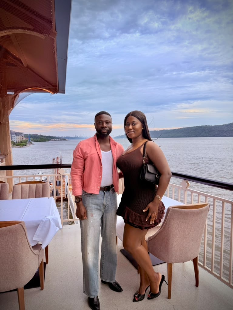 By the water